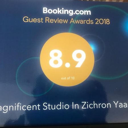 Magnificent Studio In Zichron Yaakov Sea View And Garden 지크론 야코브 외부 사진